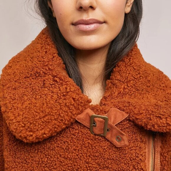 Marrakech Sherpa Jacket from Anthropologie- Size Medium - Picture 11 of 16